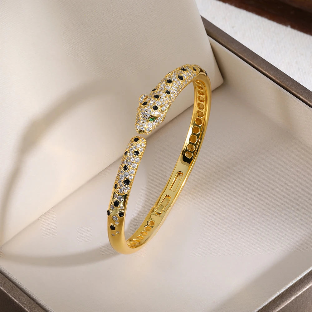 The Savannah Leopard Cuff