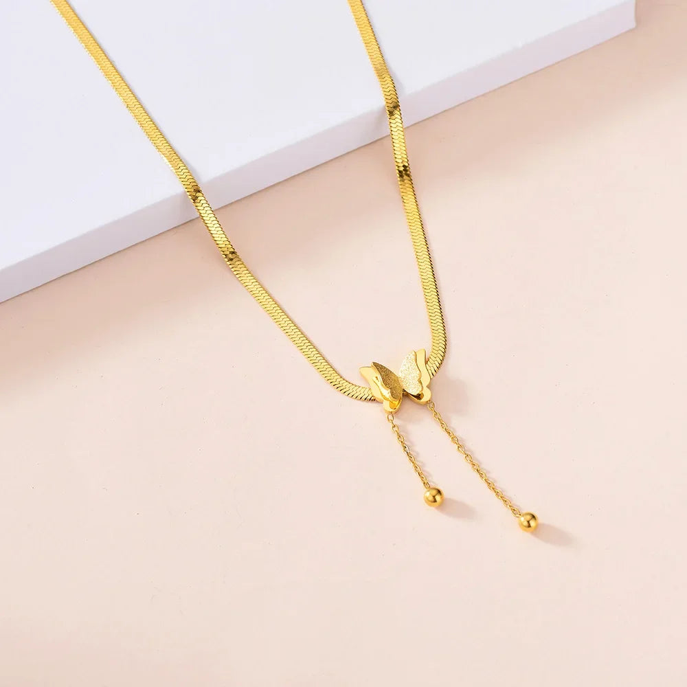 Aurelia Butterfly Necklace